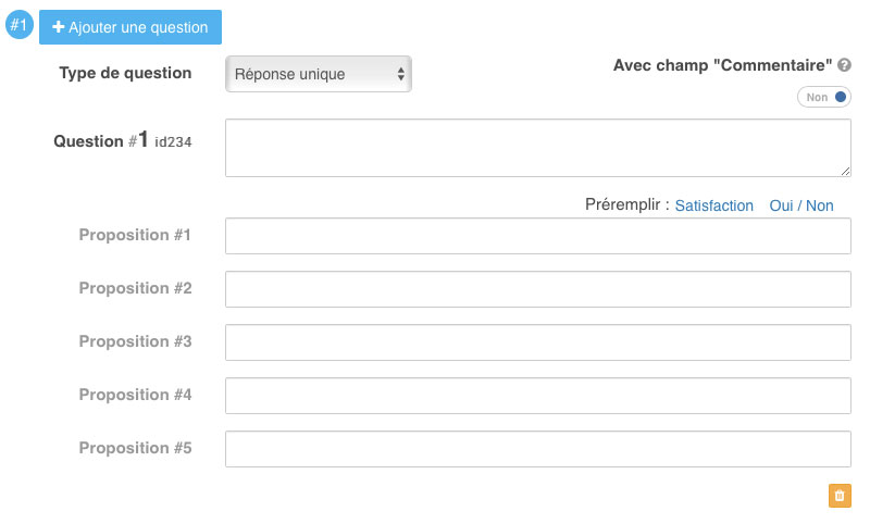 interface de creation des questions interface de creation des questions